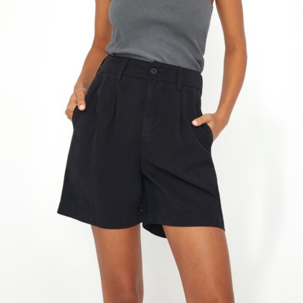 LACAUSA Paloma shorts in tar